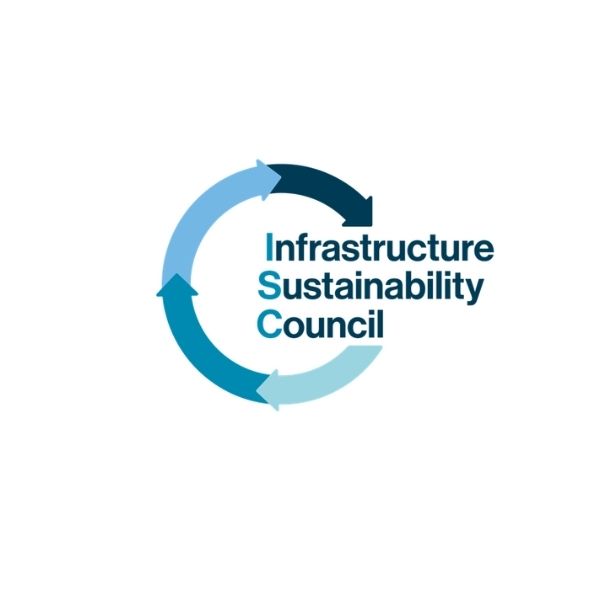 Logo of Infrastructure Sustainability Council founding partner of MECLA
